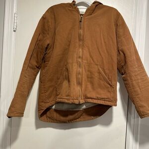 Cloud Vail Sz: L Fleece Lined Duck Canvas Workwear Full Zip Jacket Coat.